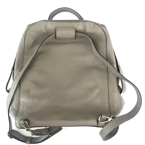 Furla Leather Bag - Dafne Backpack Gray Authentic - Picture 7 of 8